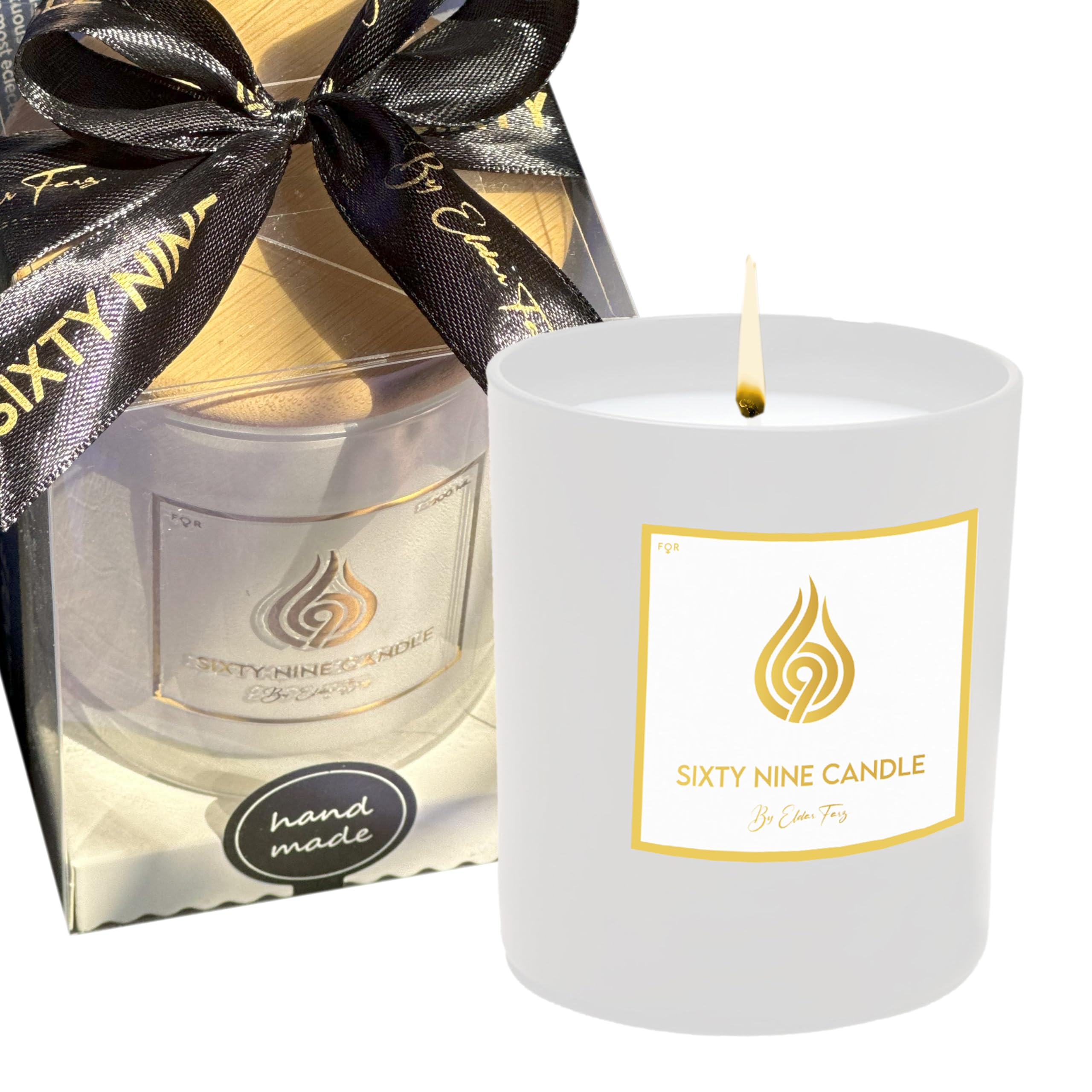 Sahara Luxe Scented Glass Candle, Oriental Fusion (Fruits, Florals), Modern, Nautical Theme, 2 Pack, 40 Hour Burn Time