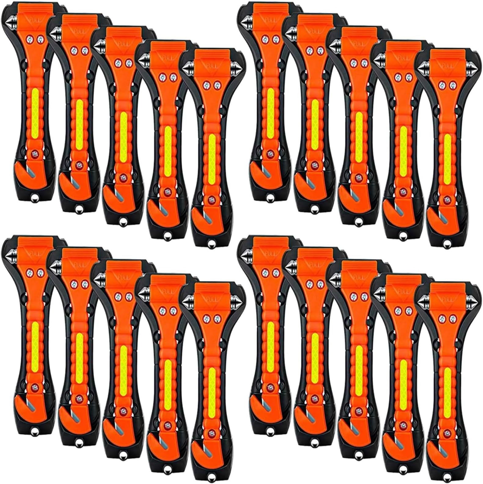 ZHSX 20 Pack Car Safety Hammer, 2 in 1 Car Escape Tool Seatbelt Cutter and Car Window Glass Hammer Breaker for Home Rescue and Car Emergency Escape Tools