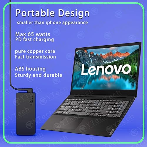 Miniatura 7 de Cargador de portátil USB C de 65 W para Lenovo ThinkPad X280 X380 X390 L390 E480 E495 E580 E590 T480 T490 T580 Yoga L13 7i C740 920 C930 C940 Lenovo