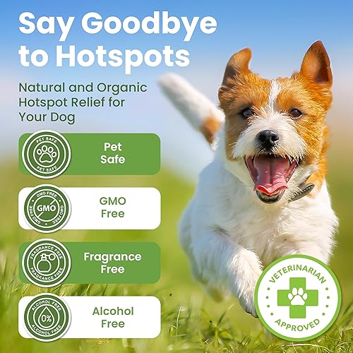 Miniatura 3 de Resq Organics para el tratamiento de la piel de mascotas Efectiva para puntos calientes sarna piel irritada alergias sequedad de hocico garras