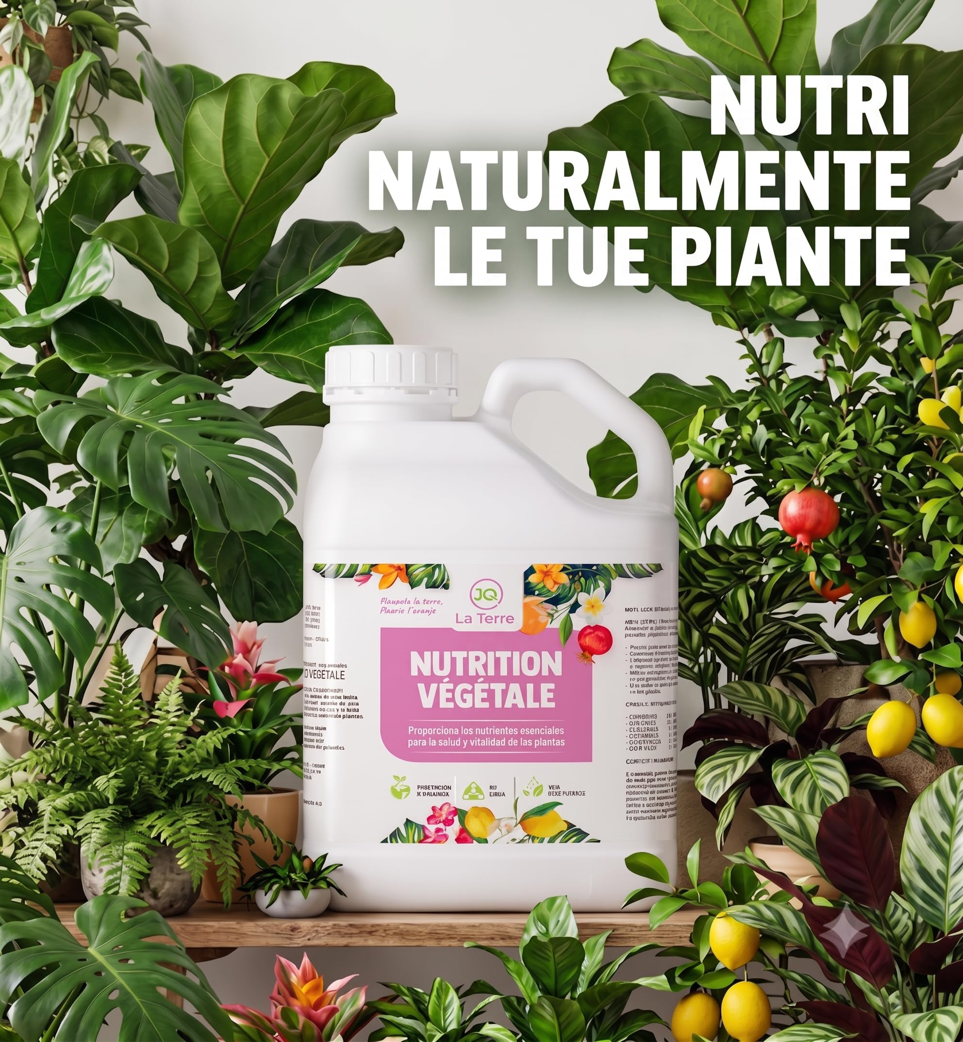 HUMUS DI LOMBRICO LIQUIDO 5 LITRI Vermicomposti organici per piante | concime liquido per piante verdi e rigenerante del terreno, biostimolante