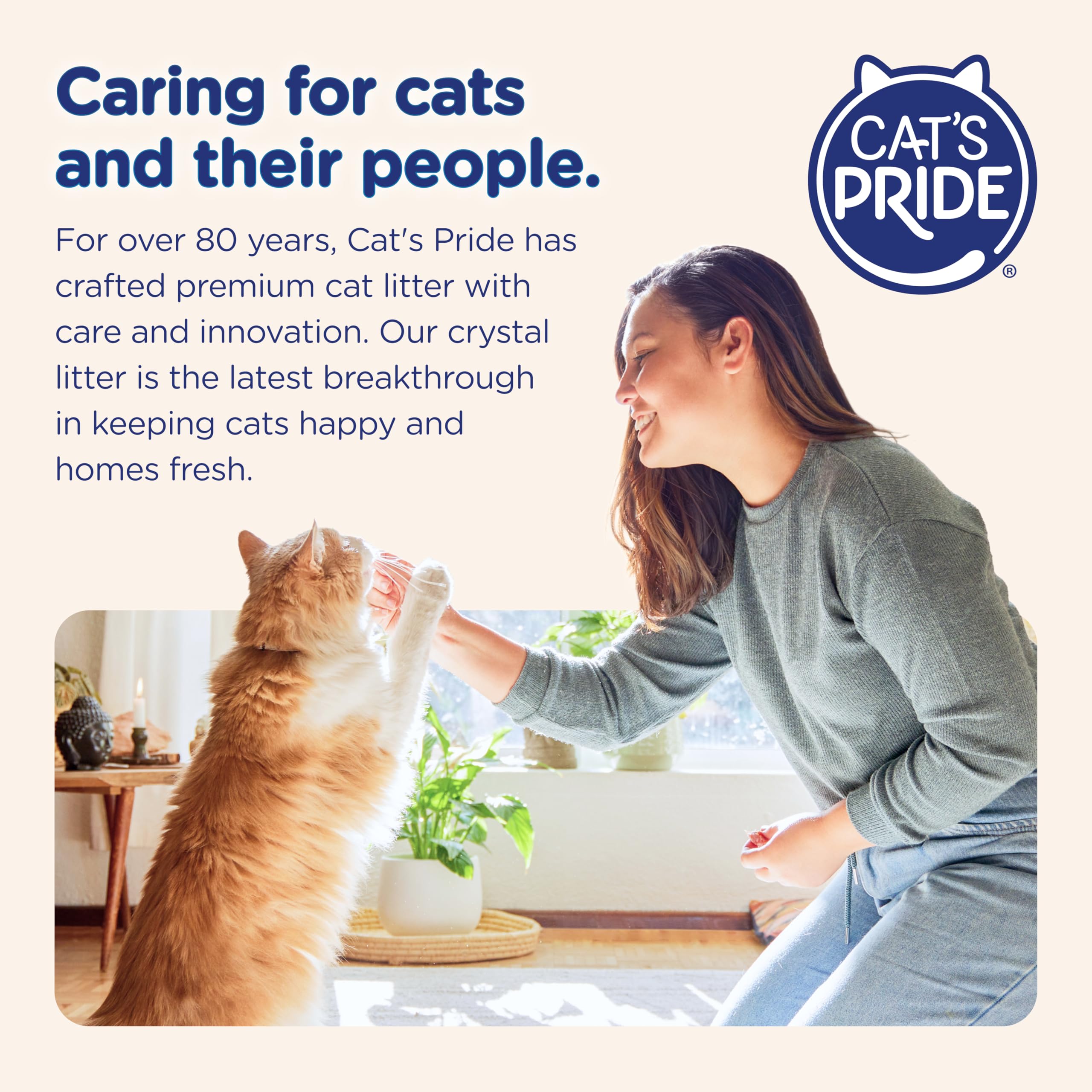 Ultra Arena para Gatos Fresh Scented Micro Crystals Premium, 99.9% Libre de Polvo, Suave para Las Patas, 15 Libras en Total (3 Paquetes de 5 Libras)