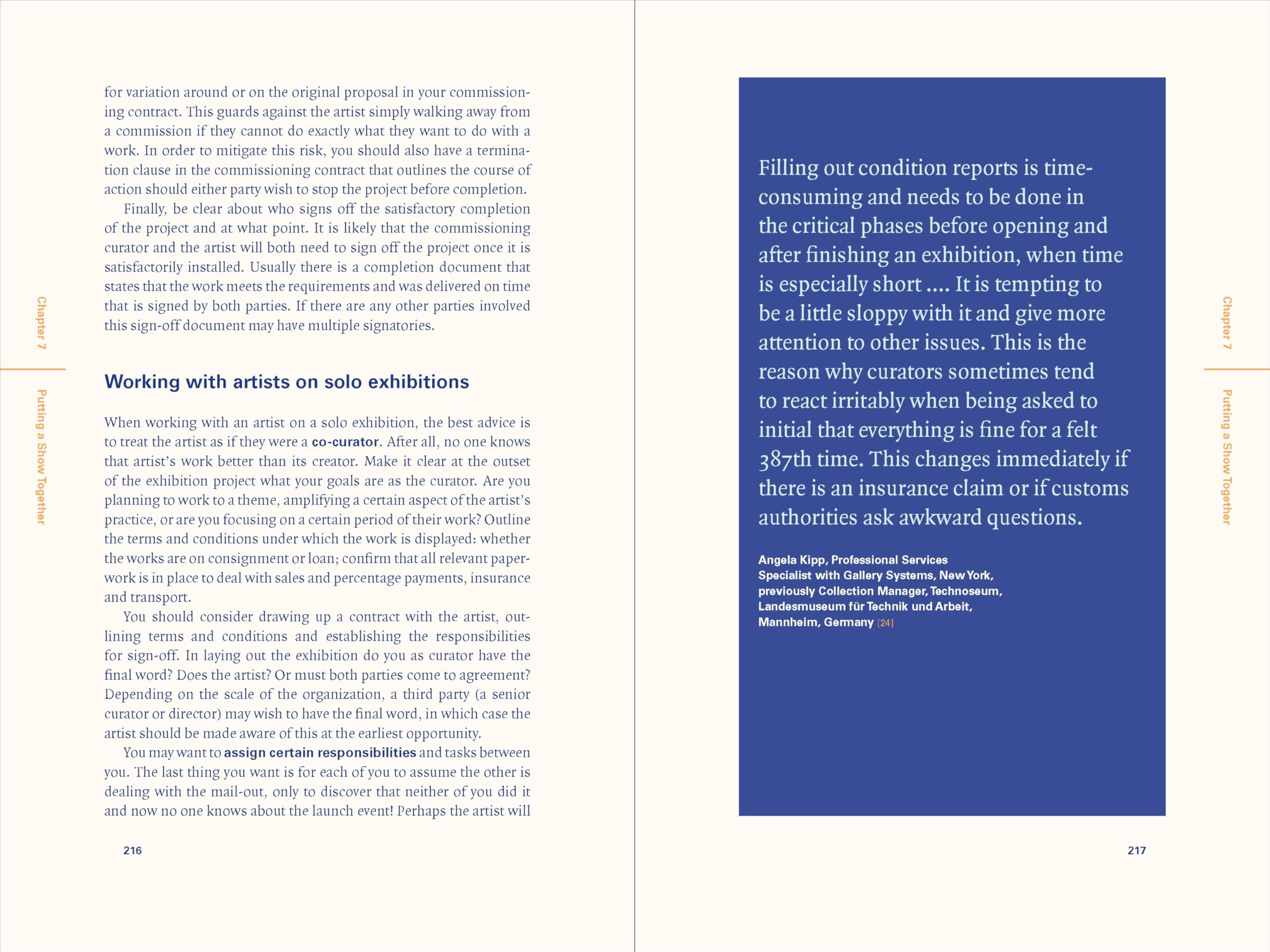 The Curator's Handbook: Museums, Commercial Galleries, Independent Spaces