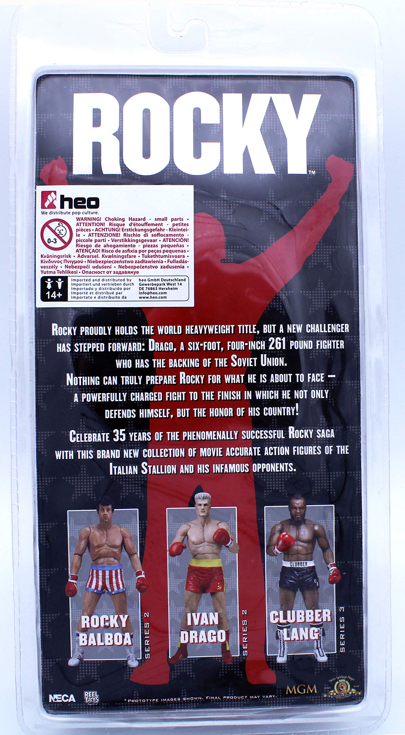 Amazon.com: Neca Rocky - Series 2 - Rocky IV Battle Damaged - 7