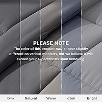 Vista 8 de Bedsure Relleno de edredón – Edredones acolchados de gran tamaño King, edredón para todas las estaciones, ropa de cama alternativa de plumón suave