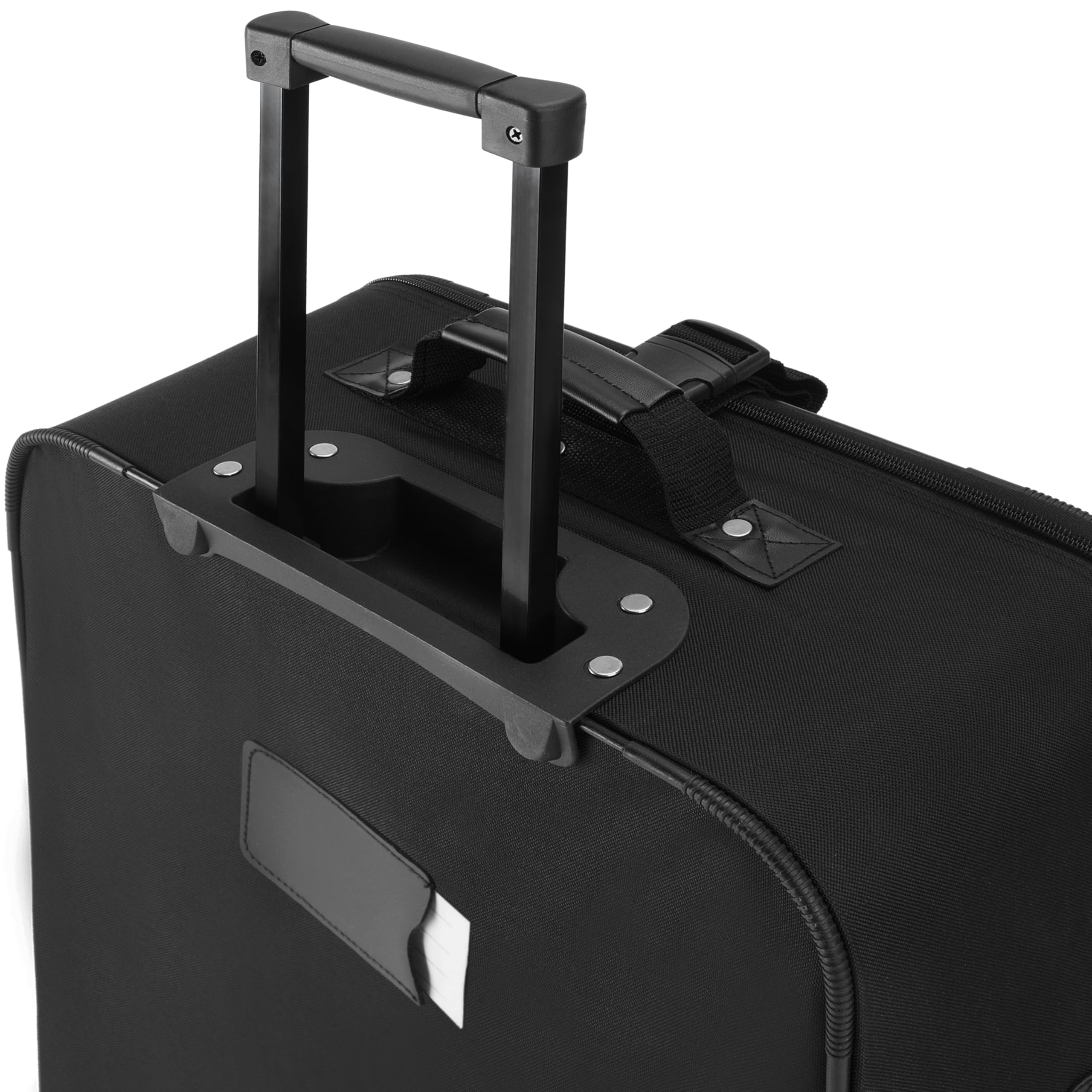 MONZANA® Trolley Kofferset Reisetaschen Set Kulturbeutel Netzfach Rollen Teleskopgriff Koffer Reisetasche mit Rollen schwarz