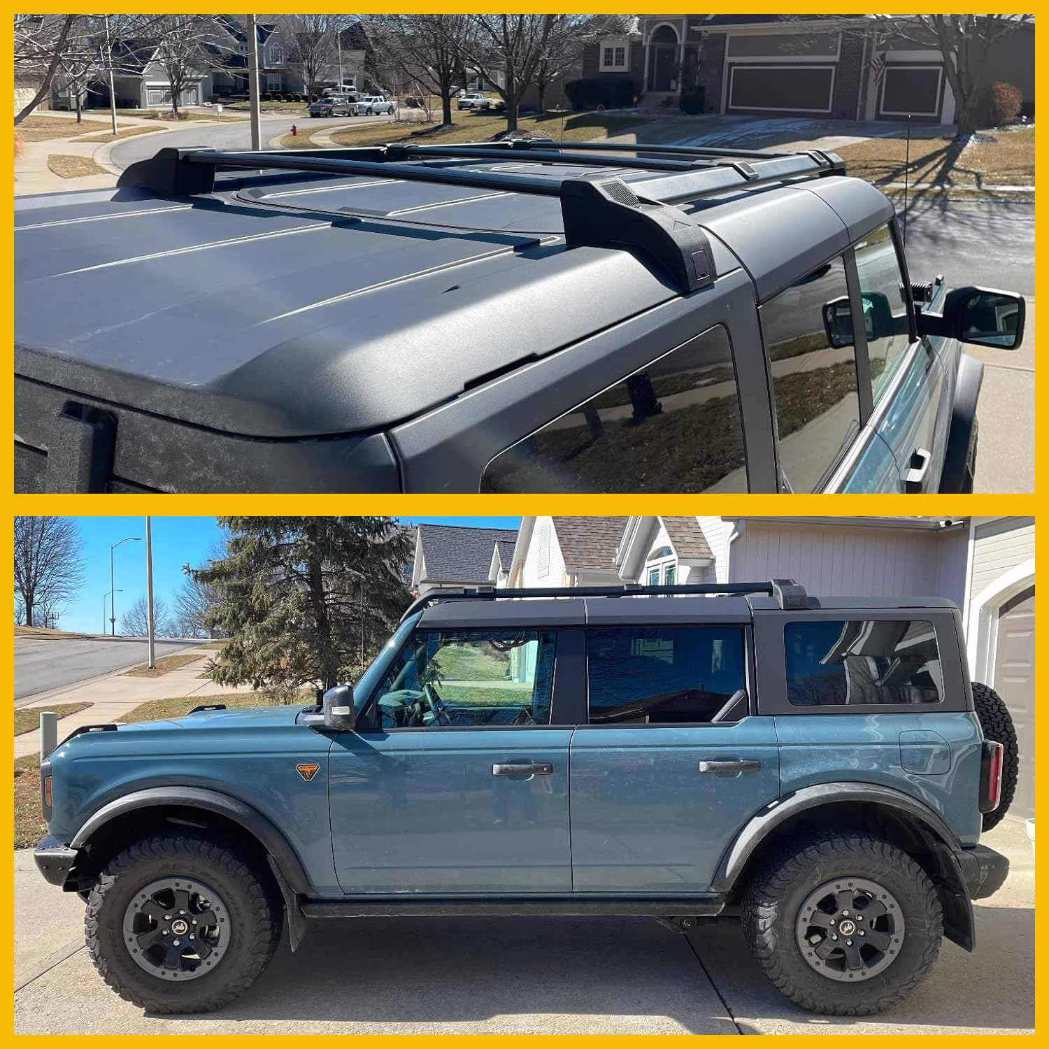 Amazon.com: Vanguard VGRR-2466BK Black Craftsmen Roof Rail with 2