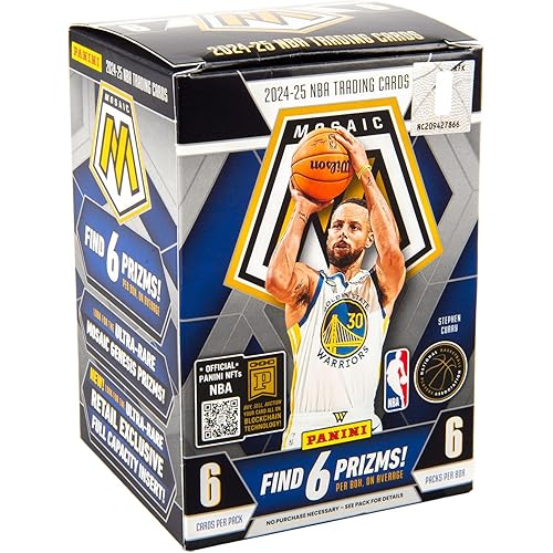 2024-25 Panini Mosaic Basketball Trading Cards Blaster Box