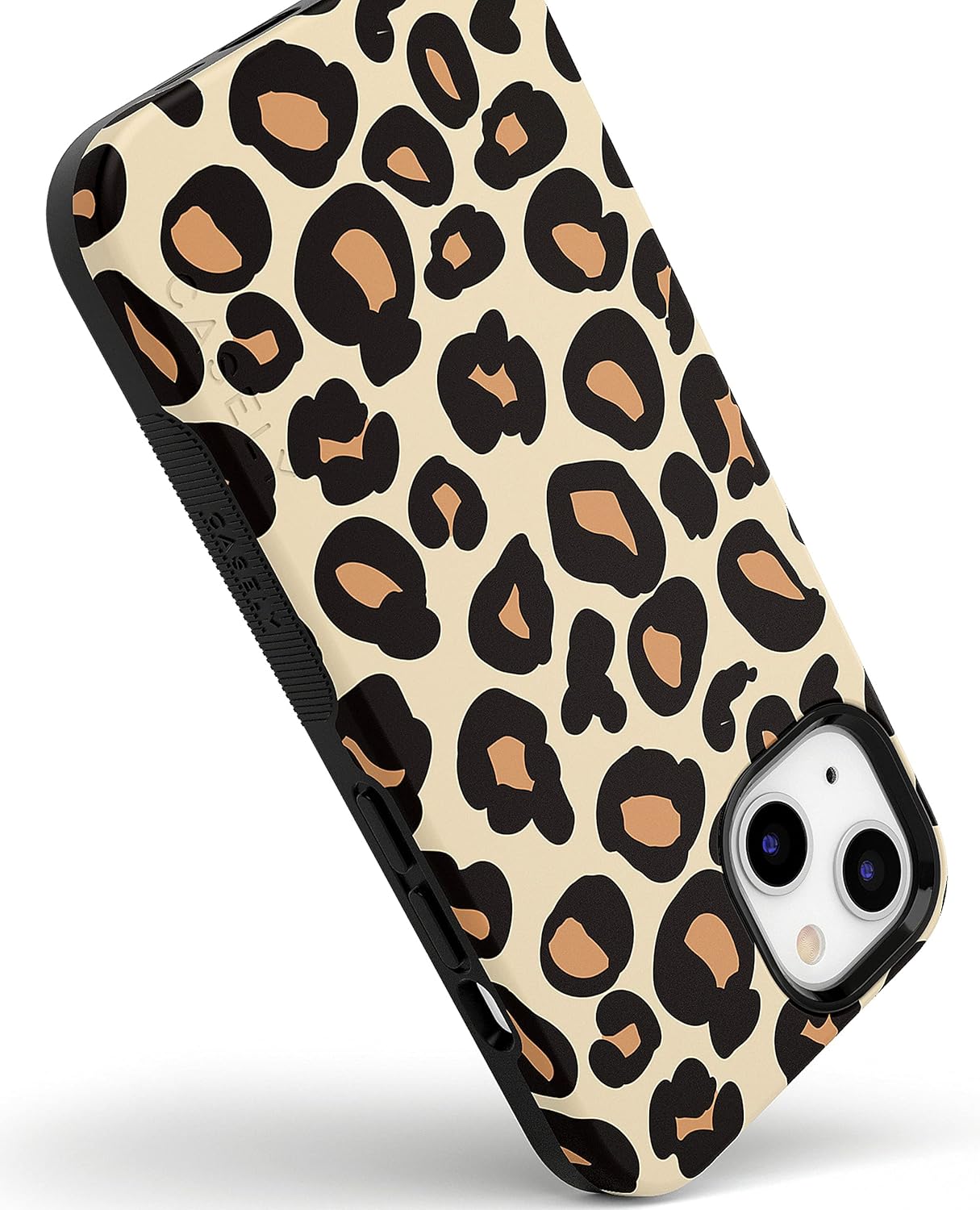 Casely iPhone 14 Case | Into the Wild | Leopard Print | Bold Protective Design | Compatible with MagSafe