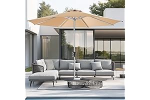 10ft Outdoor Patio Umbrella for Shade and Style