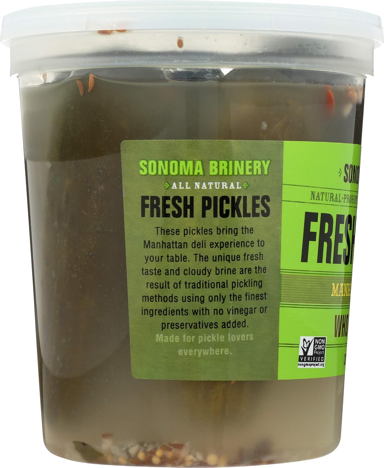 Sonoma Brinery Whole Koshers, 32oz, 6 Oz