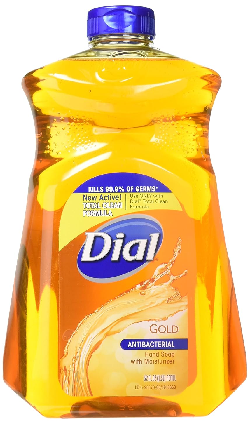 Dial Gold Antibacterial Hand Soap with Moisturizer, 52 Oz Refill