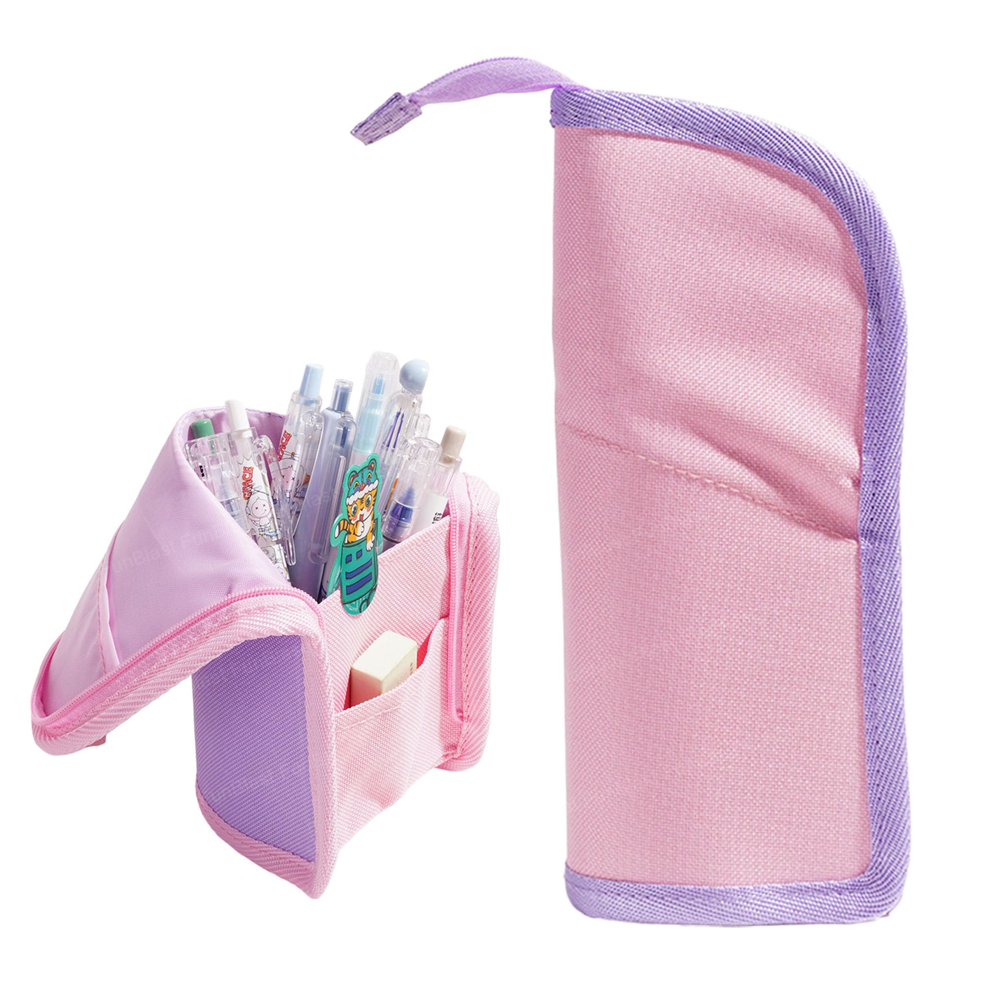 FunBlast Standing Pencil Case Cute Pencil Pouch for Girls & Boys – Korean Boba Pop Up Stationery, Cosmetic Organizer Box, Pen Pencil Pouches for Stationary Boys Kids Women School Students (Pink) (B0D8JJV8FN) Amazon Price History, Amazon Price Tracker
