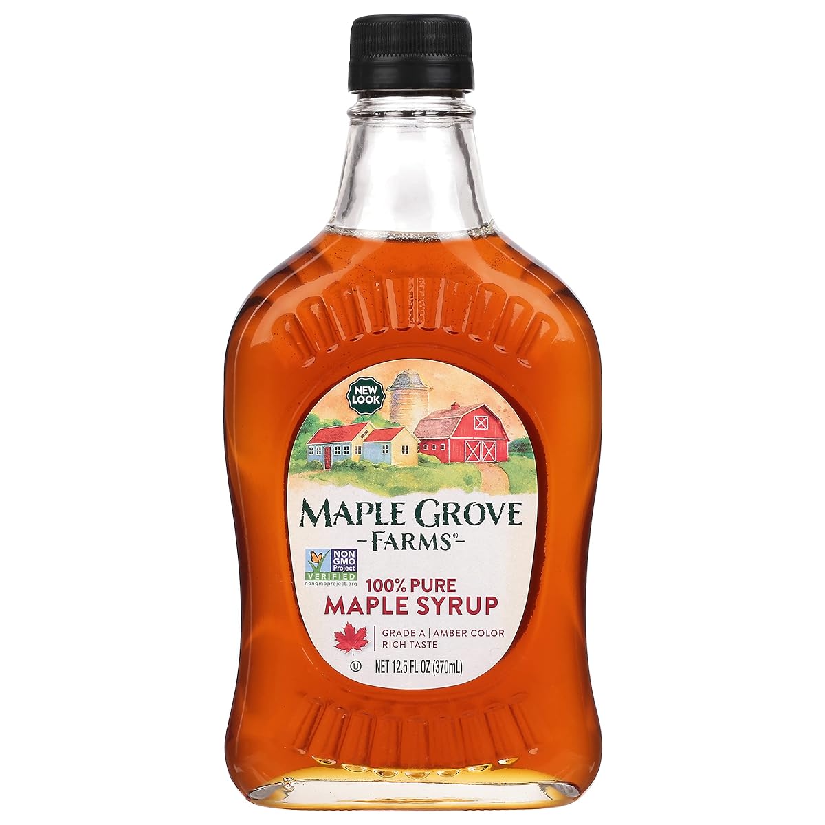 Maple Grove Farms Pure Maple Syrup, 12.5 Fl Oz