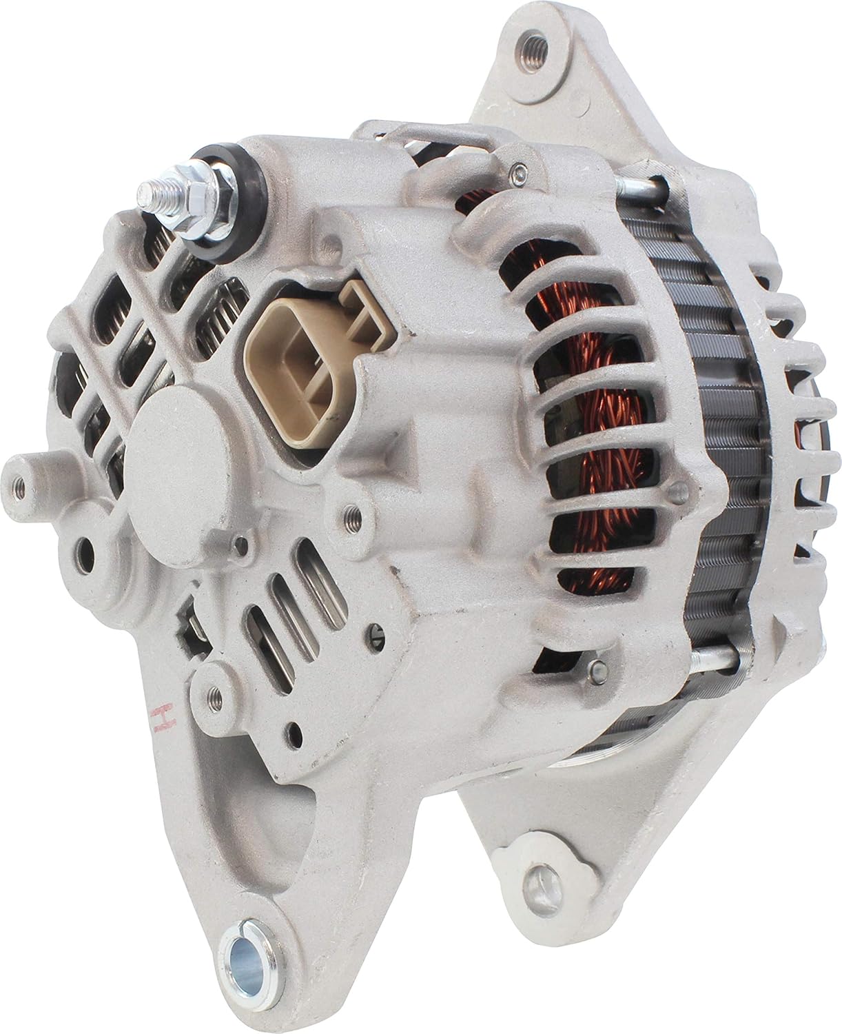New 12V Alternator for Misc. Kubota Equip. W/V3300 Eng 2012, Caterpillar Skid Steer Loader 236D, 242D, 246D W/C3.3B Diesel Engine 2014, 2015, 2016 Replaces A5TA8277A 1G398-64012 23992 A005TA8277