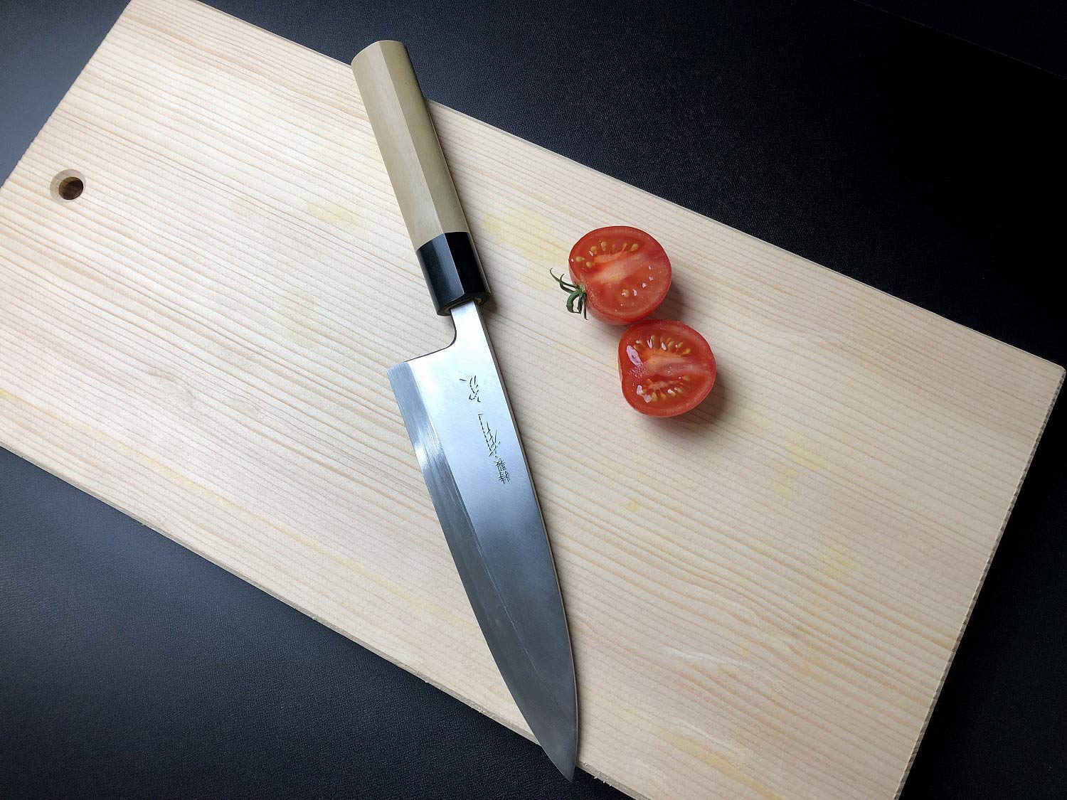 Amazon | 有次 包丁 特製相出刃 165mm 白鋼2 築地 ARITSUGU 柄 鞘付 名