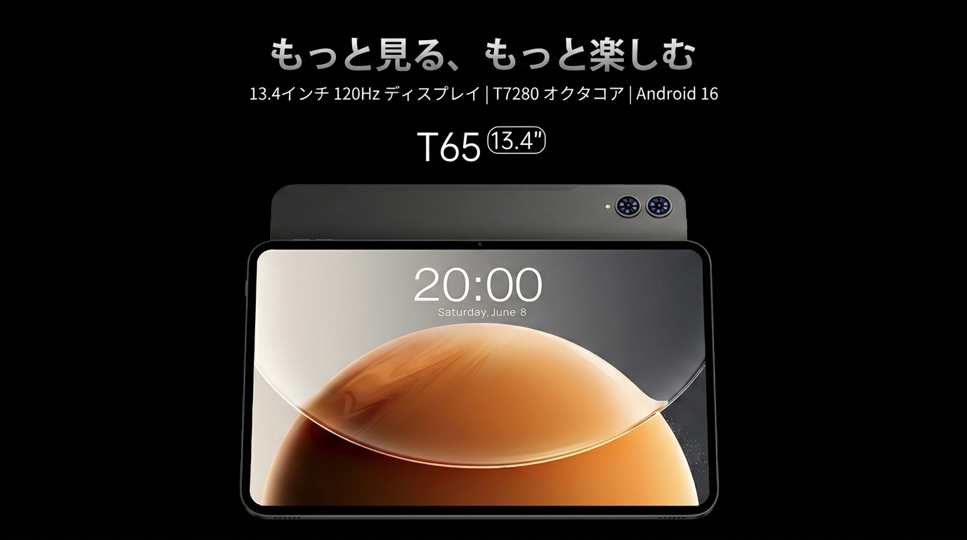 Amazon.co.jp: TECLAST 13.4 インチ タブレット 大画面 2K IPS 120Hz