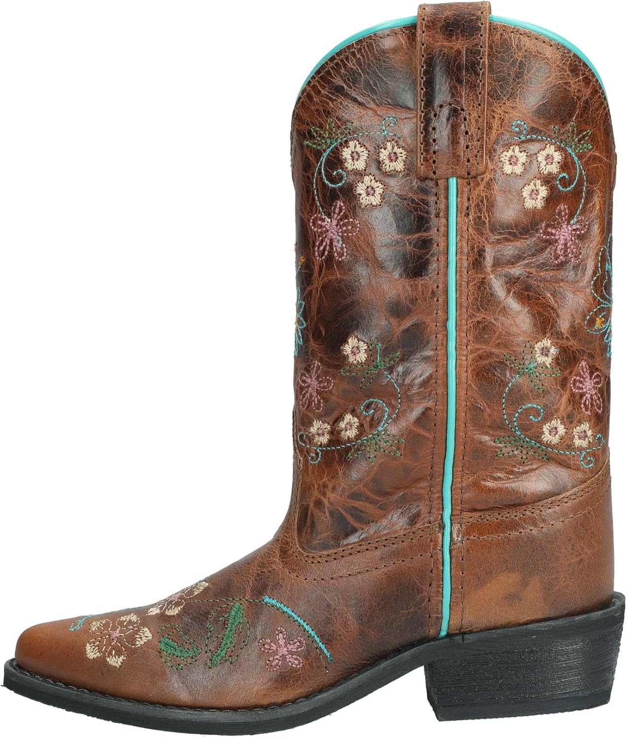 Smoky Mountain Girls Florence Brown Leather Cowboy Boots