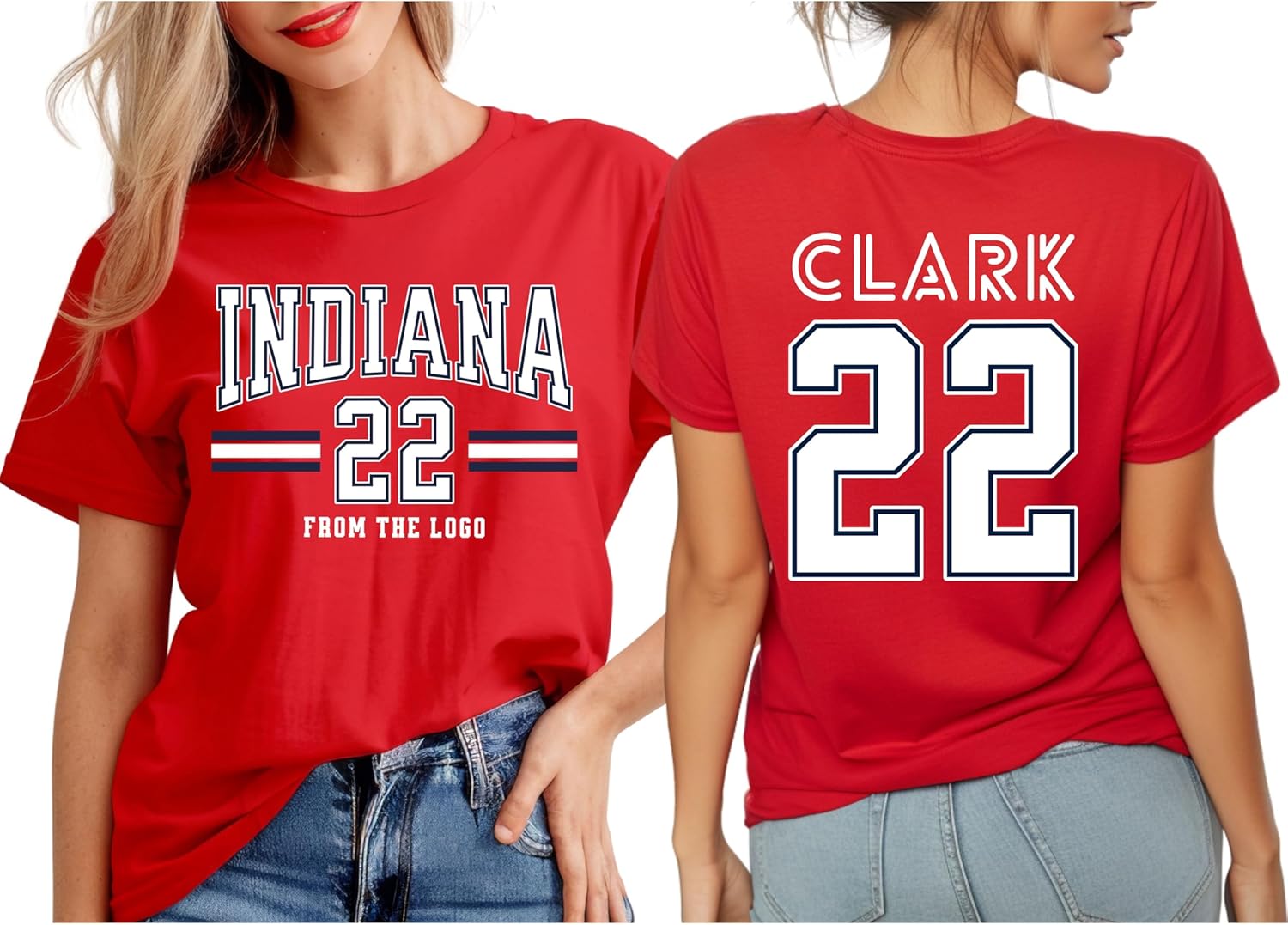 Caitlin Clark 22 Indiana Basketball Fan Shirt | Unisex Jersey Style Tribute Tee | Indianapolis Pro Hoops Fan Gift