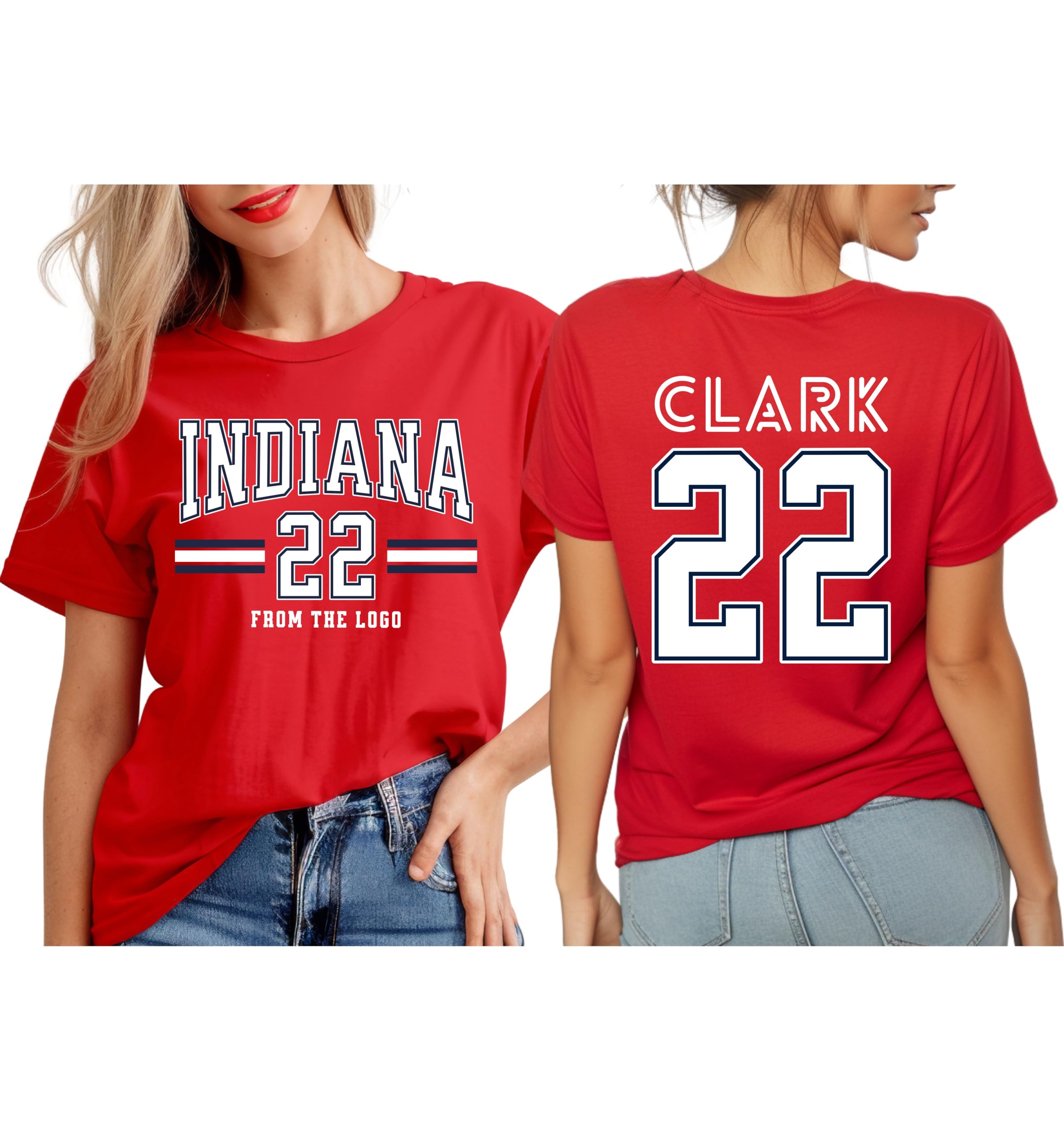 Caitlin Clark 22 Indiana Basketball Fan Shirt | Unisex Jersey Style Tribute Tee | Indianapolis Pro Hoops Fan Gift