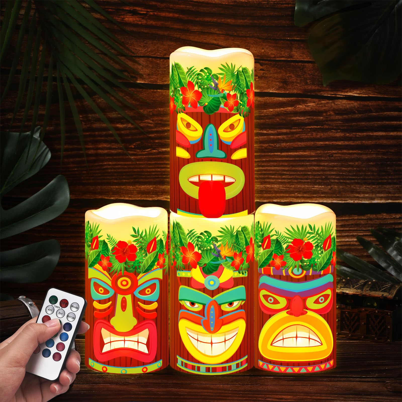 Photo 1 of Baquler Flameless LED Candles (4-Pack)