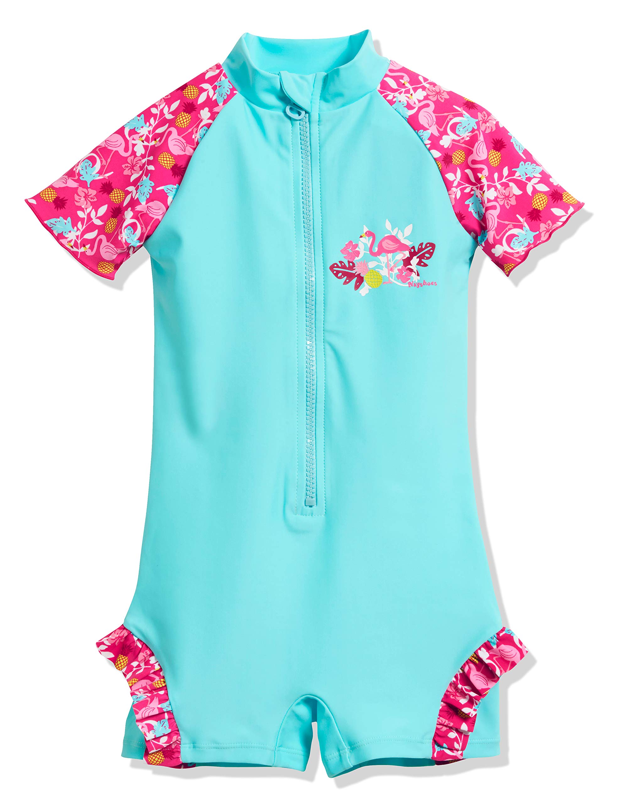 Playshoes UV-Schutz Einteiler Flamingo Capo d'Abbigliamento Bimba 0-24 (Pacco da 1)