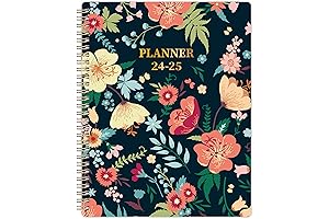 2024-2025 Floral Planner: Bloom into Productivity