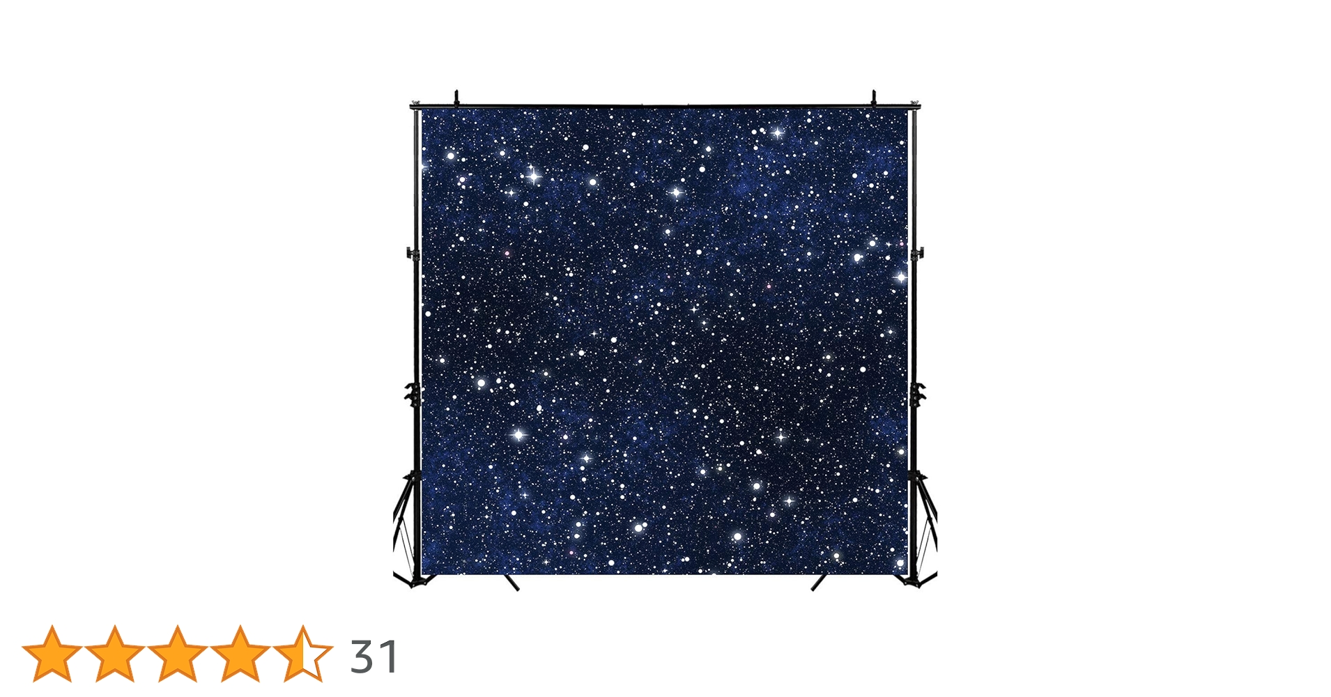 Amazon | Sensfun 夜空の星 背景幕 宇宙テーマ 星空 写真 背景