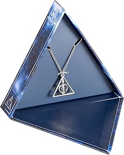 Harry Potter Deathly Hallows Gift Box with Spinning Deathly Hallows Necklace, One Size, Zinc, No Gemstone