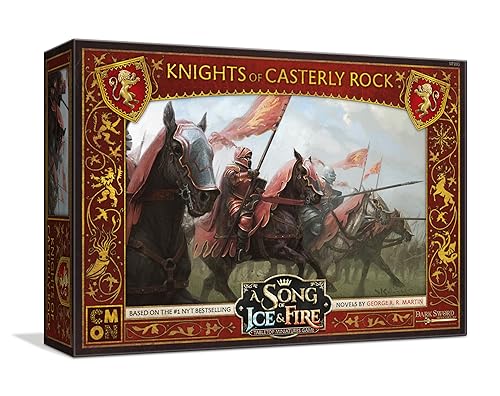 Una canción de hielo y fuego - Caja de unidades de juego de mesa Knights of Casterly Rock Juego de estrategia para adolescentes y adultos A partir