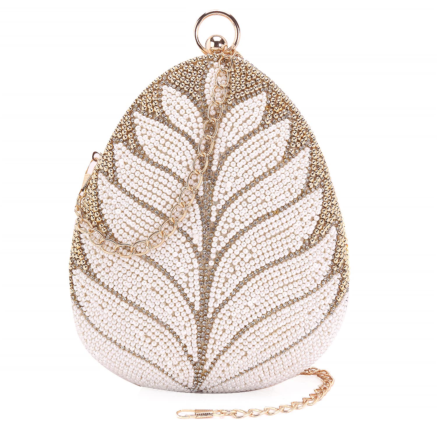 SWISNI Gold Designer handmade embroidery almond shape clutch II Womens Traditional Designer Clutch For Women & Girls II EMBROIDERED CLUTCHES (B0BHDHGTDJ) Amazon Price History, Amazon Price Tracker
