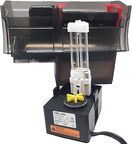 Miniatura 3 de Grech CBG-800 5W esterilizador UV filtro de espalda colgante, 20-50 galones211 GPH, negro