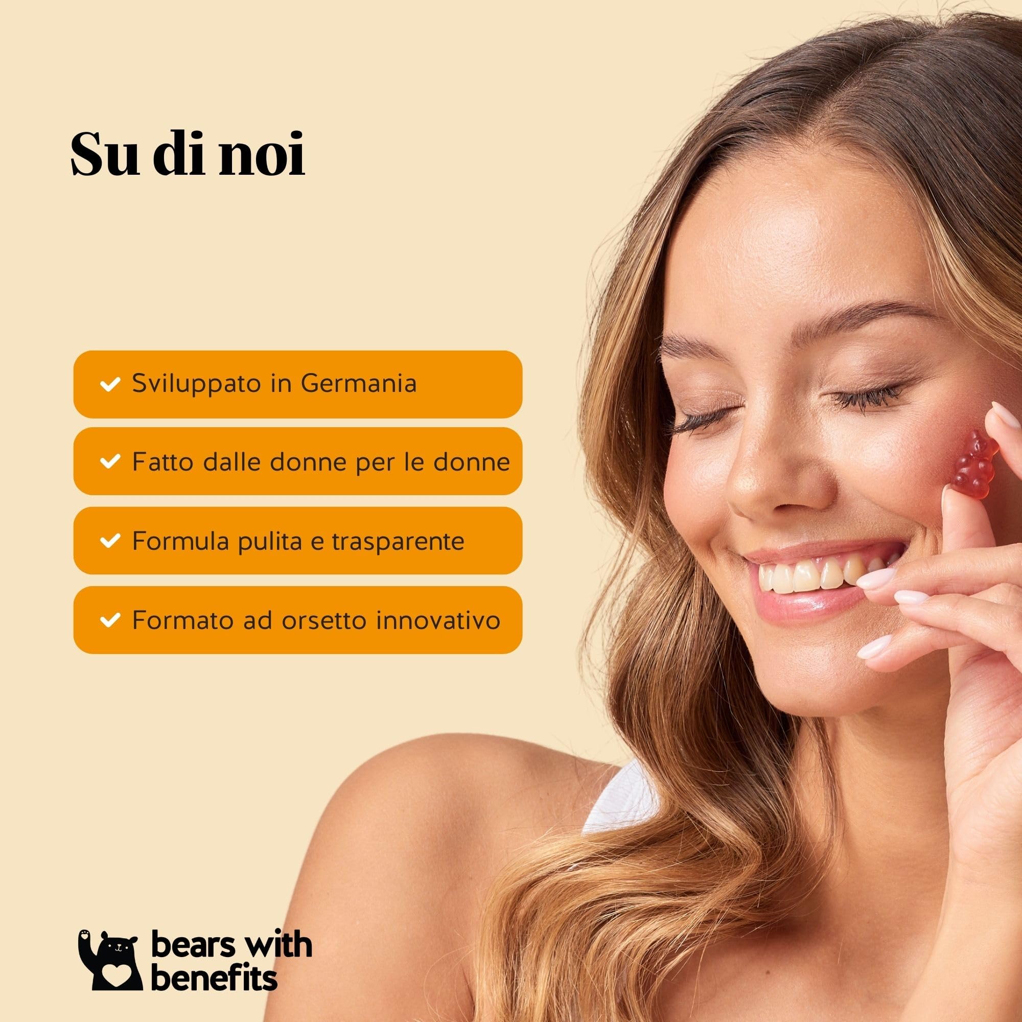 Queen of Iron Power Complex – Integratore Ferro – Difese Immunitarie Gummies – Altamente dosate con Vitamina B12, B1, B6, C, D, Iodio – 30 pezzi (1 mese) – Senza zucchero, Vegane – Bears with Benefits