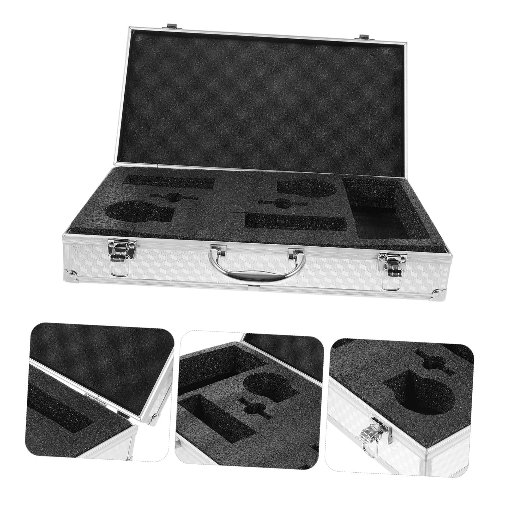 YARNOW Borsa per Microfoni Portatile con Slot Custodia per Trasporto con Imbottito e Design Elegante per Microfoni Wireless