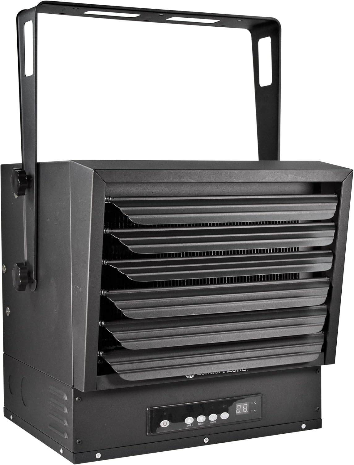 Comfort Zone CZ260ER Ceiling-Mounted High-Output 10,000-Watt Fan-Forced Industrial Heater with Digital Thermostat and Remote Control, Black : Everything Else