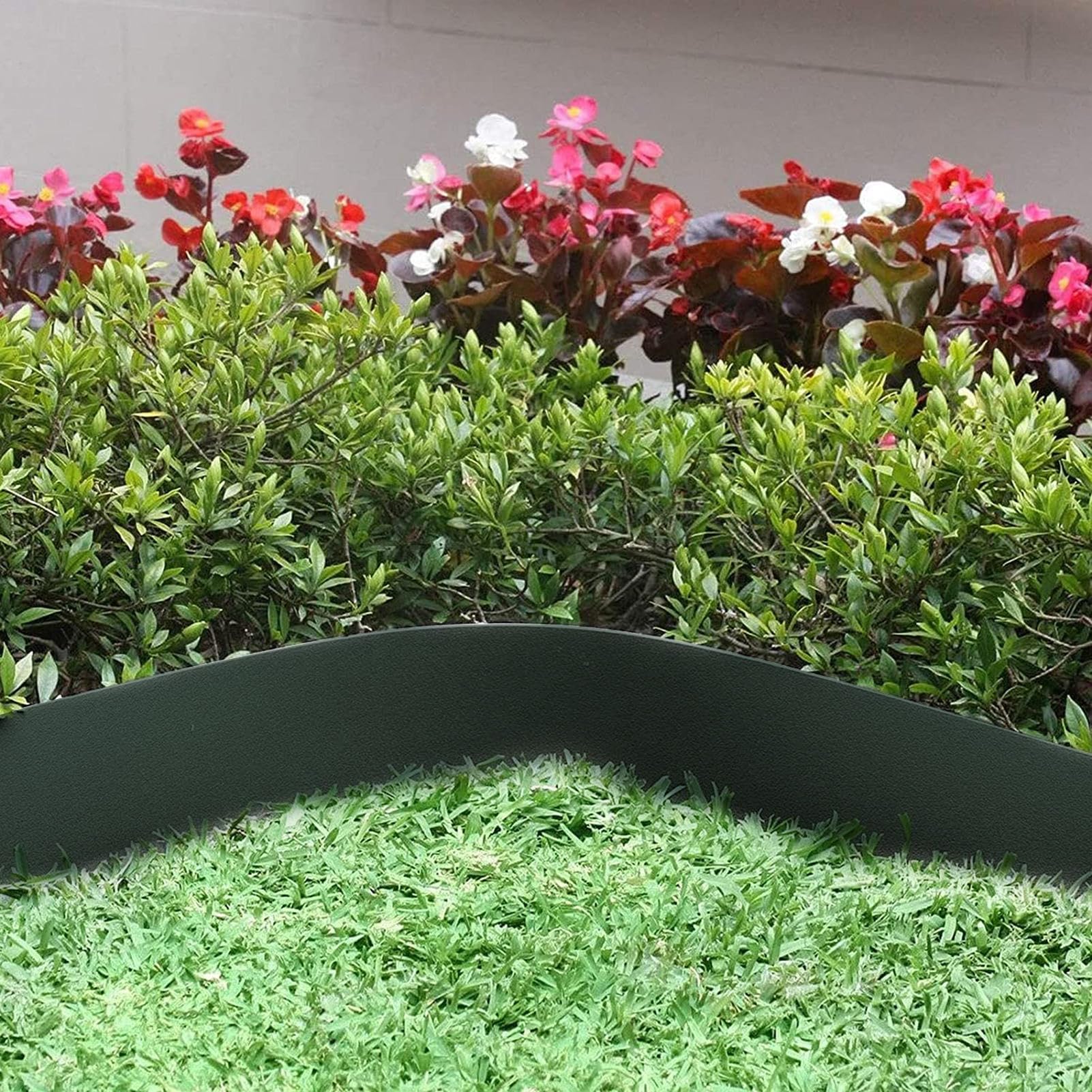 Bordure de jardin – Accessoire de pelouse pour cour | Matériau PE flexible
