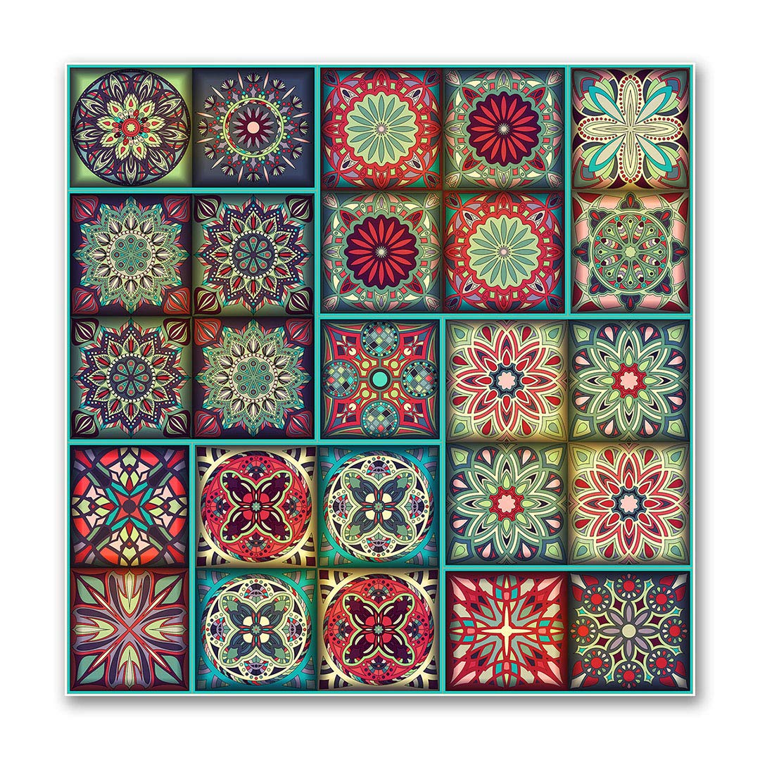 Tamatina Wall Stickers | Wall Mosaic | Wall Tiles | Self Adhesive | Cleanable | Water Resistance | Wall Sticker for Dining Room | Living Room | Study | Hospital | Wall Decor | Size - .8 Sq Mtrs. AF (B08KF5RPJ6) Amazon Price History, Amazon Price Tracker