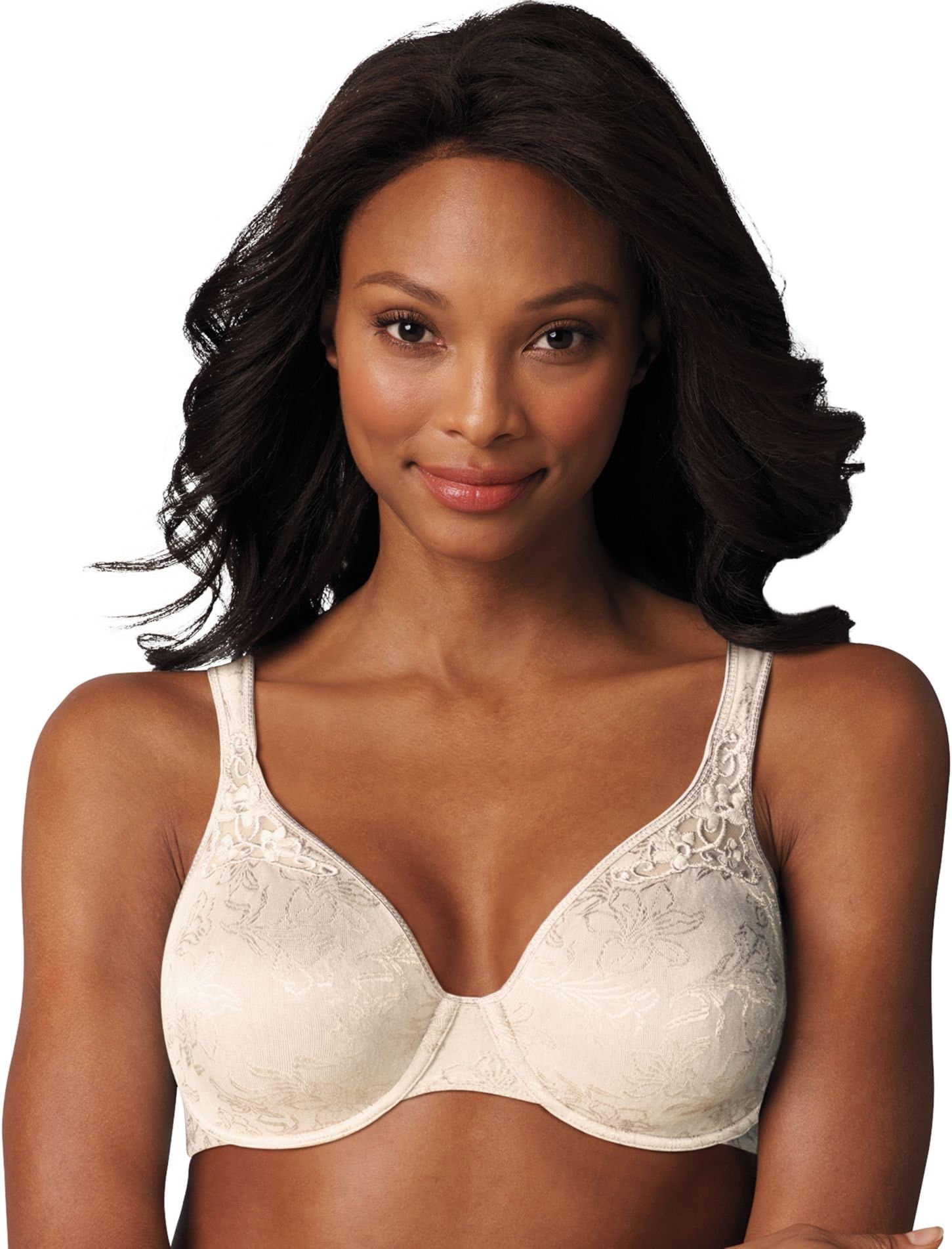 Playtex Secrets Women's Seamless Cottony Underwire Full Coverage Bra 4415