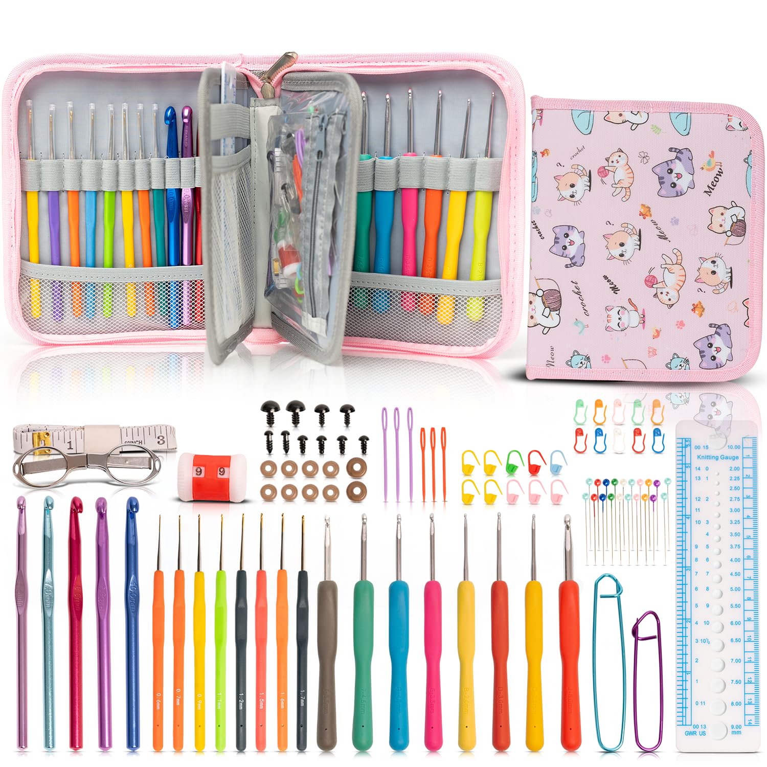 SHAXANO Crochet Hooks Kit - crochet kits | Mubboo