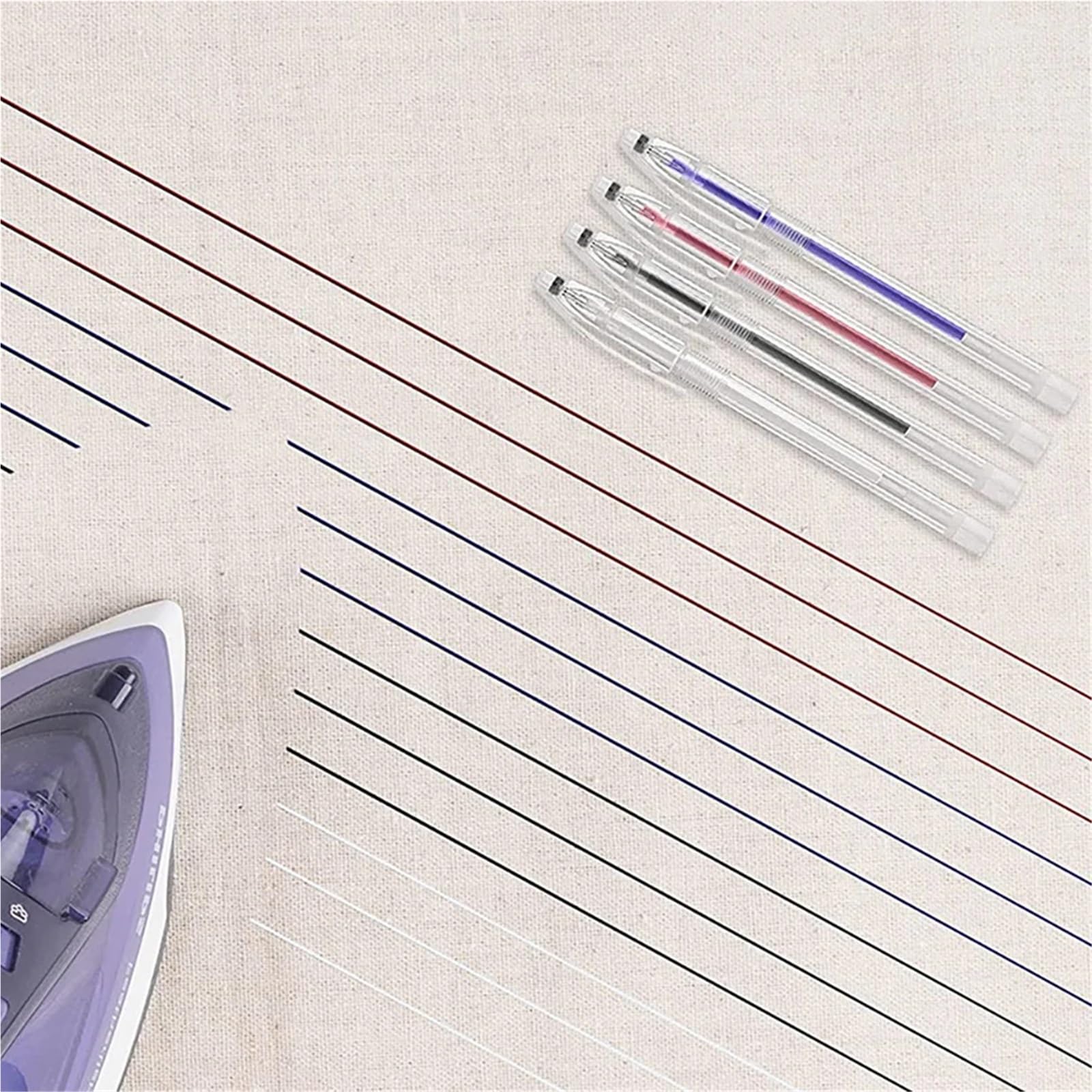 Schneiderkreide Nähen Stoff Kreide Bleistift Schneider Wärme Löschbaren Stifte Verschwindende Tinte Stoff Marker Stift for Quilten Nähen für Stoff(Color-02)