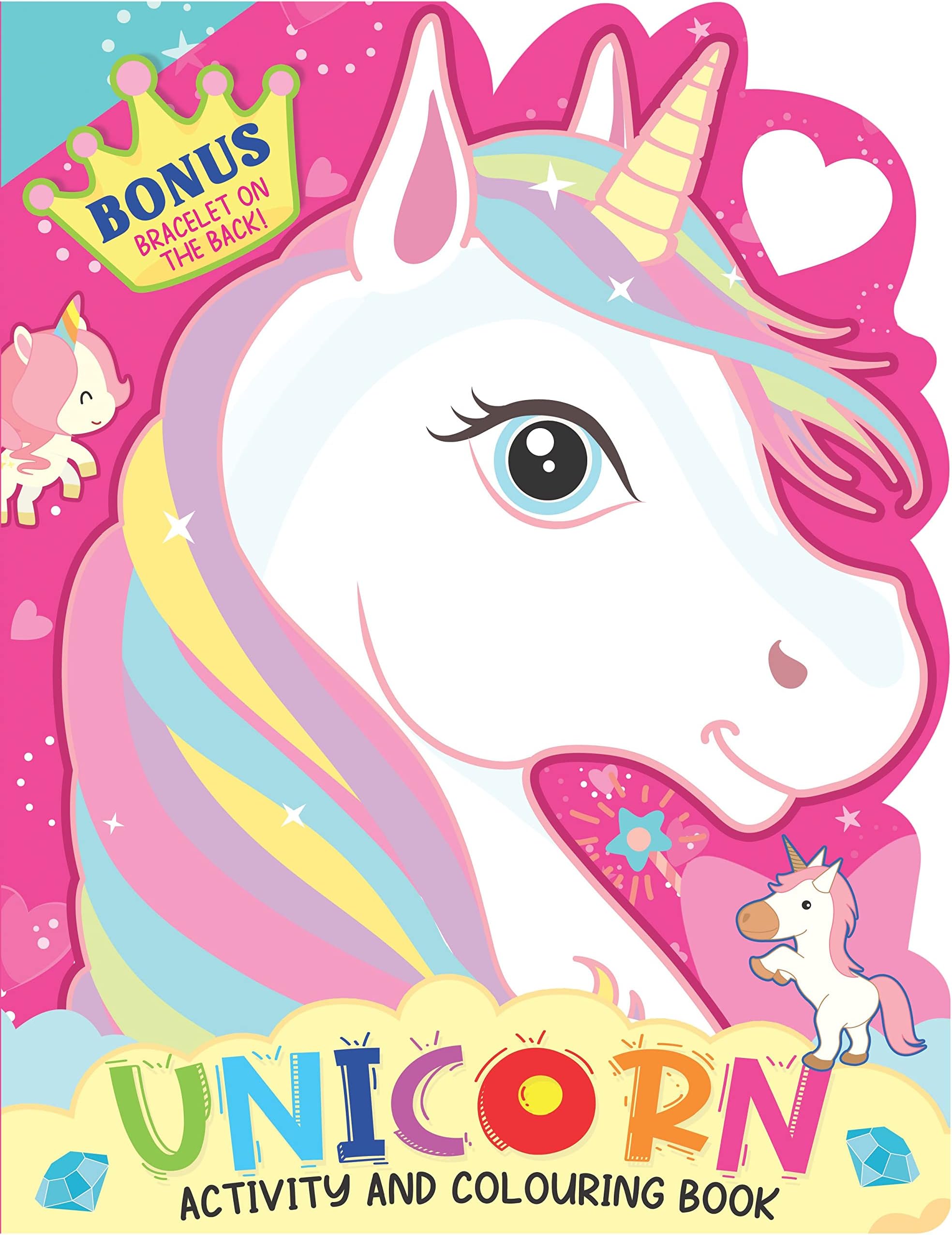 Unicorn Activity and Colouring Book