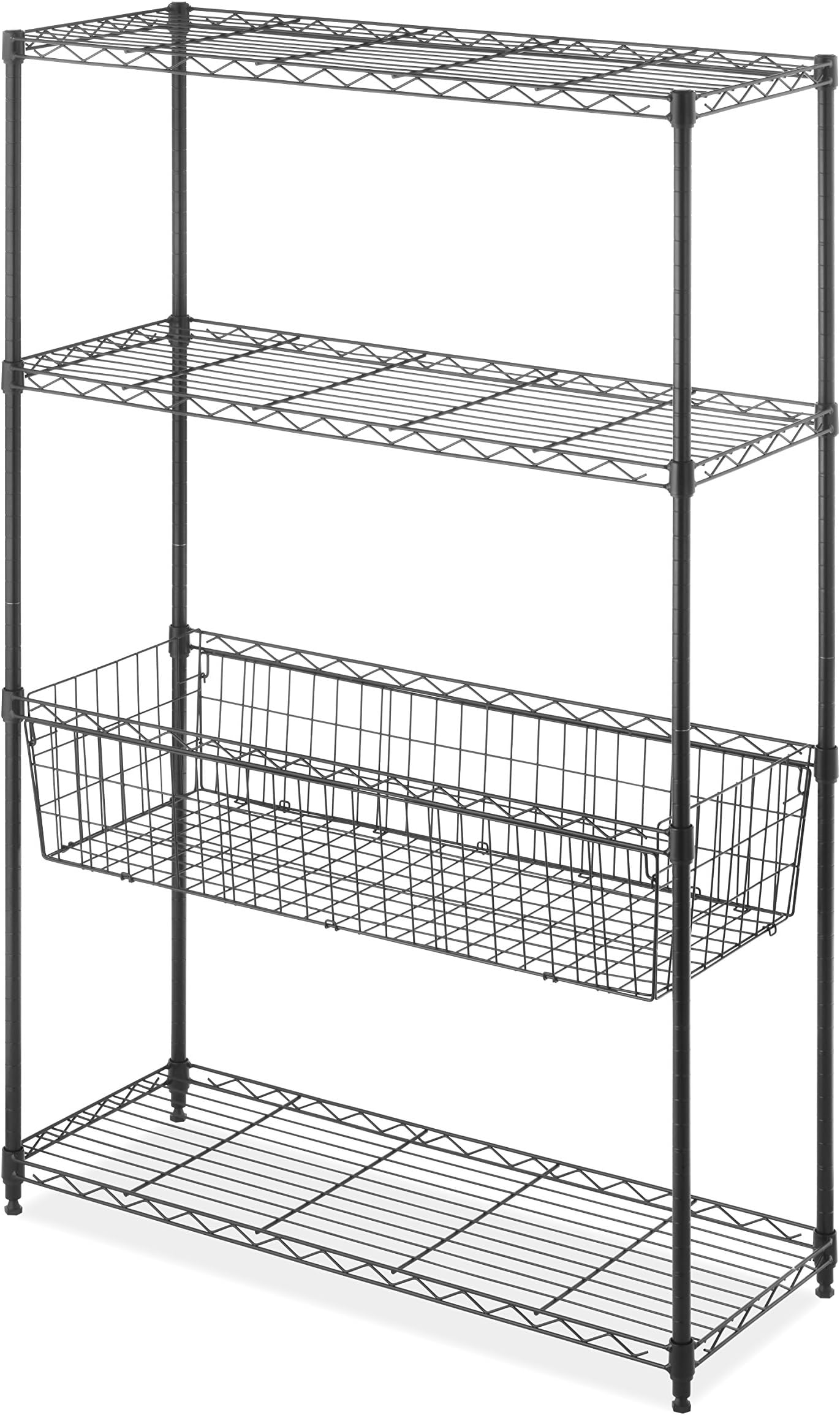 HoneyCanDo 6Tier HeavyDuty Adjustable Shelving Unit