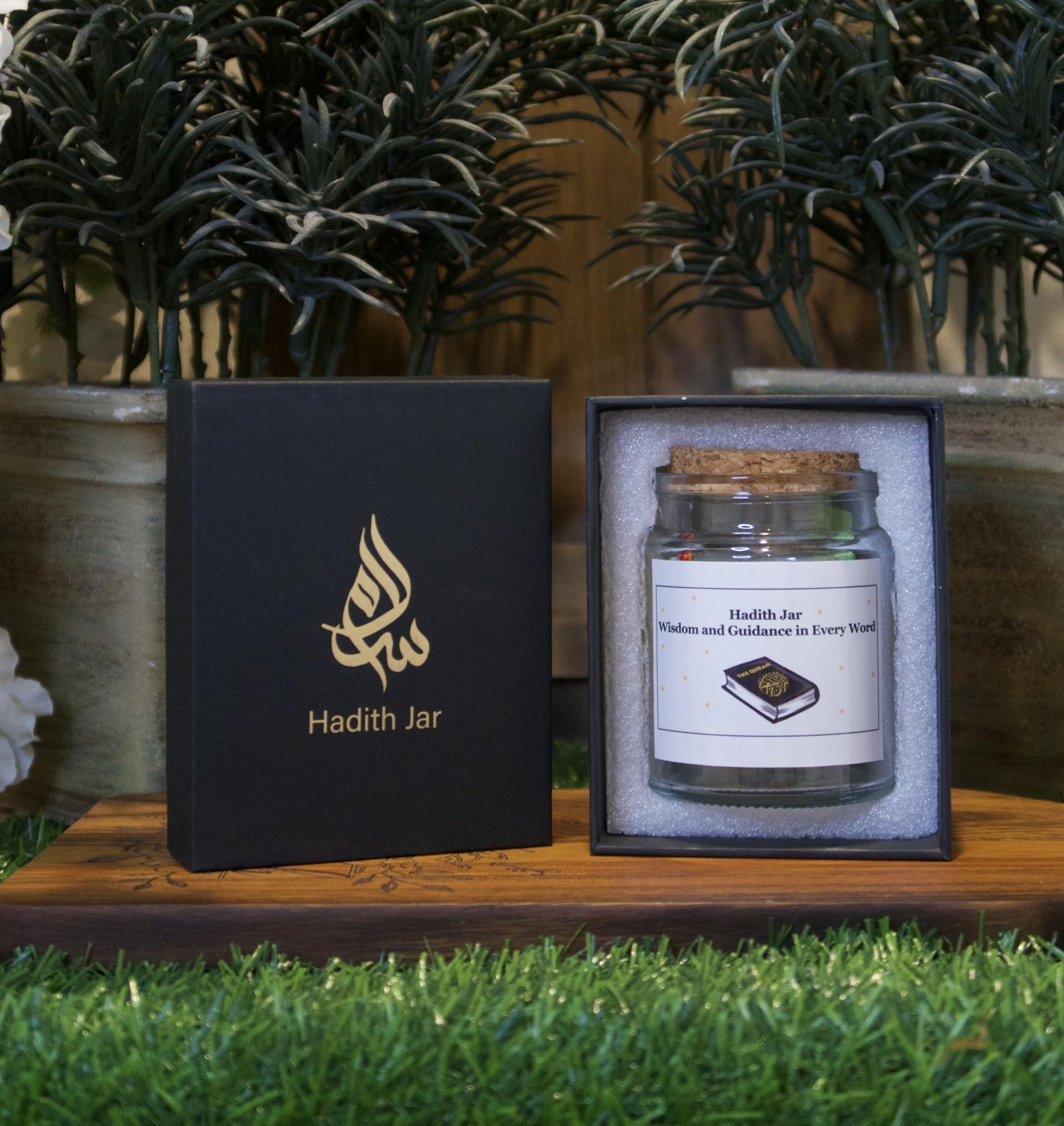 Islamic Inspirational Jars - Read Me When Quranic Verses, Hadith Collection, and 99 Names of Allah Jars - Quranic Affirmations - Ramadan and Eid Gifts for Muslims (Hadith Jar)
