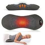 3 in 1 Rechargeable Back Massager with Heat, Height Adjustable for Bed and Chair, Electric Lumbar Support Pillow Back Massager, Relieves Deep Tissue Pain, Lumbar Wedge Cushion