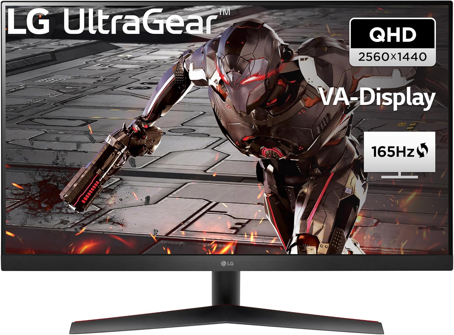 LG Electronics 32GN600-B.BEU UltraGear Gaming Monitor (QHD, pannello VA da 5 ms (GtG), 165 Hz), taglia unica, nero, 31 LG Electronics 32GN600-B.BEU UltraGear Gaming Monitor (QHD, pannello VA da 5 ms (GtG), 165 Hz), taglia unica, nero, 31