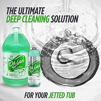 Amazon.com: Oh Yuk Jetted Tub Cleaner for Jet Tubs, Bathtubs
