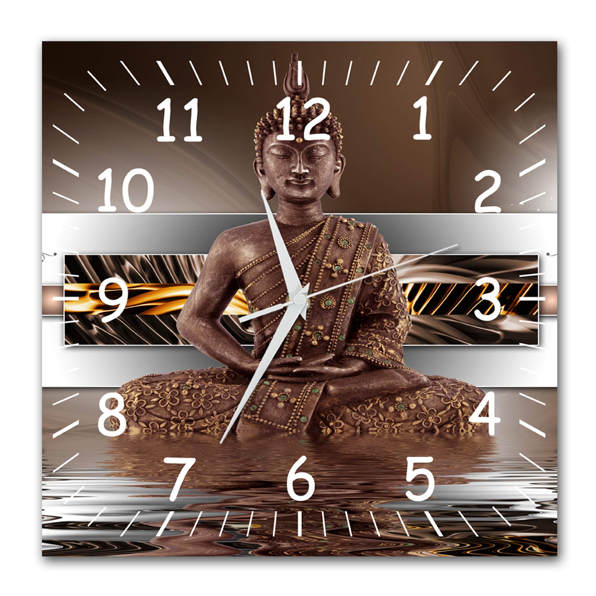 BM wahlweise Funkwanduhr ODER Quarzwanduhr Funkwanduhren Funkuhr Wanduhr Funk ODER Quarz kein Ticken lautlos geräuschlos leise modern ohne Tickgeräusche MF14-9449-funk