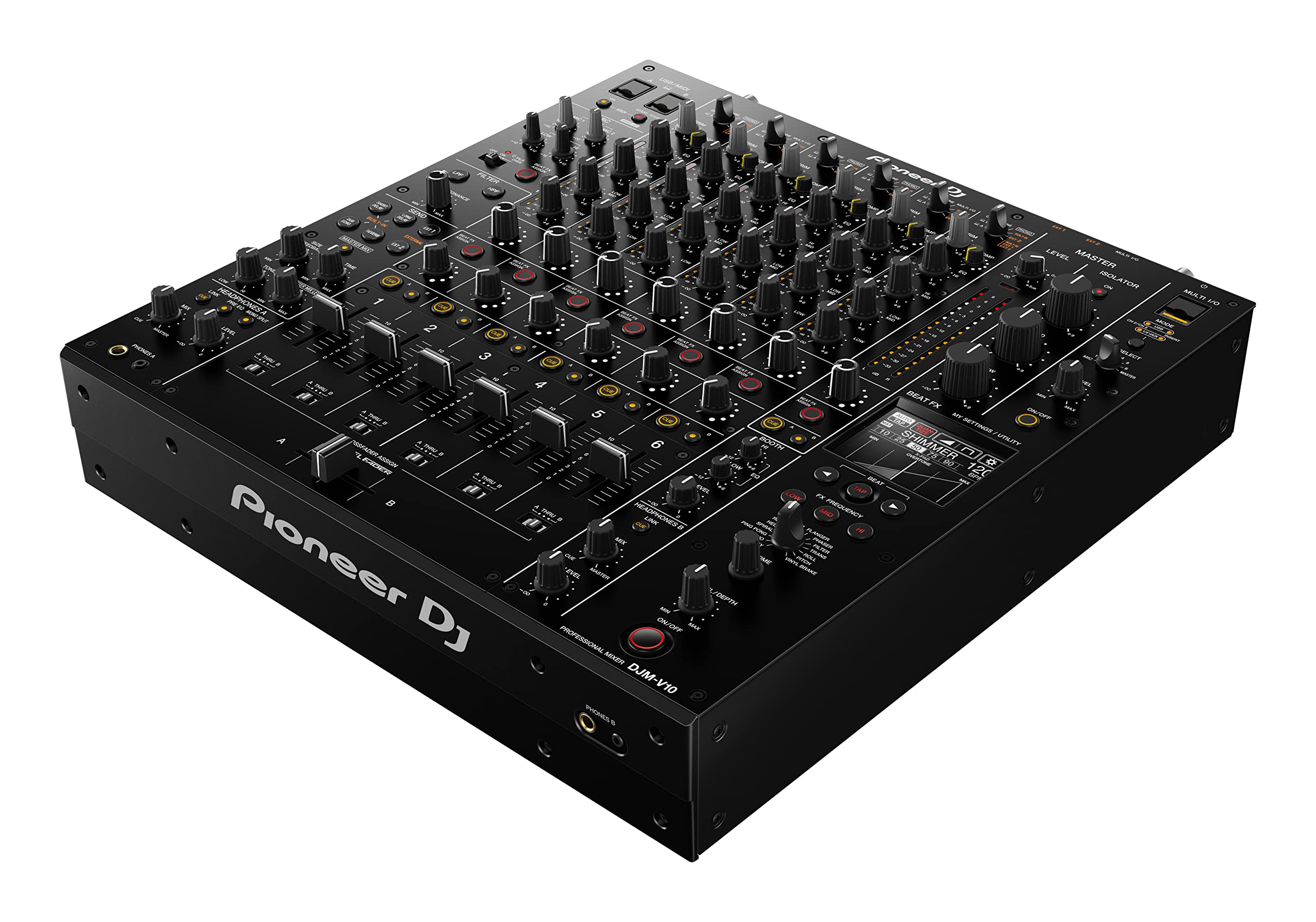 Amazon.com: Pioneer DJ DJM-V10 6 聲道DJ 混音器: 樂器