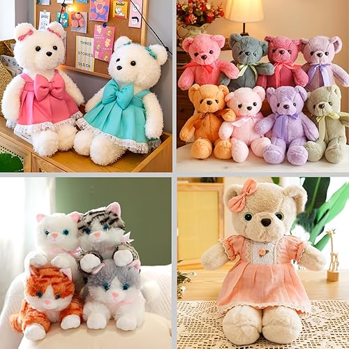 Miniatura 5 de ARTCXC 1 caja (20 unidades) de 0.496 pulgadas de largo, ojos de seguridad de plástico coloridos para manualidades, con arandelas resistentes para