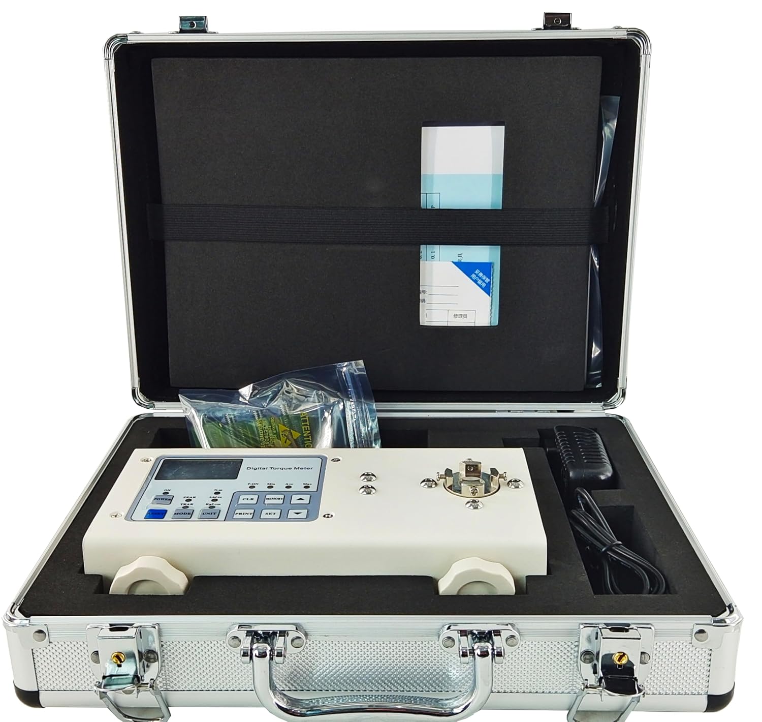 Digital Bottle Cap Torque Gauge Meter Torsiometer Torque Bottle Torsion Tester Torsiometer Instrument with Range 2 to 500 kgf.cm 2 to 450 Lbf.in 0.2 to 50.0 N.m Unit Switch Accuracy ±1.0% FS